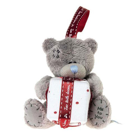 3" Me to You Bear Plush Tree Decoration with Present £3.00